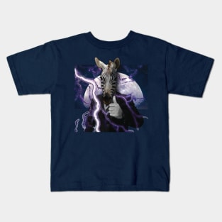 Zebra Head Kids T-Shirt